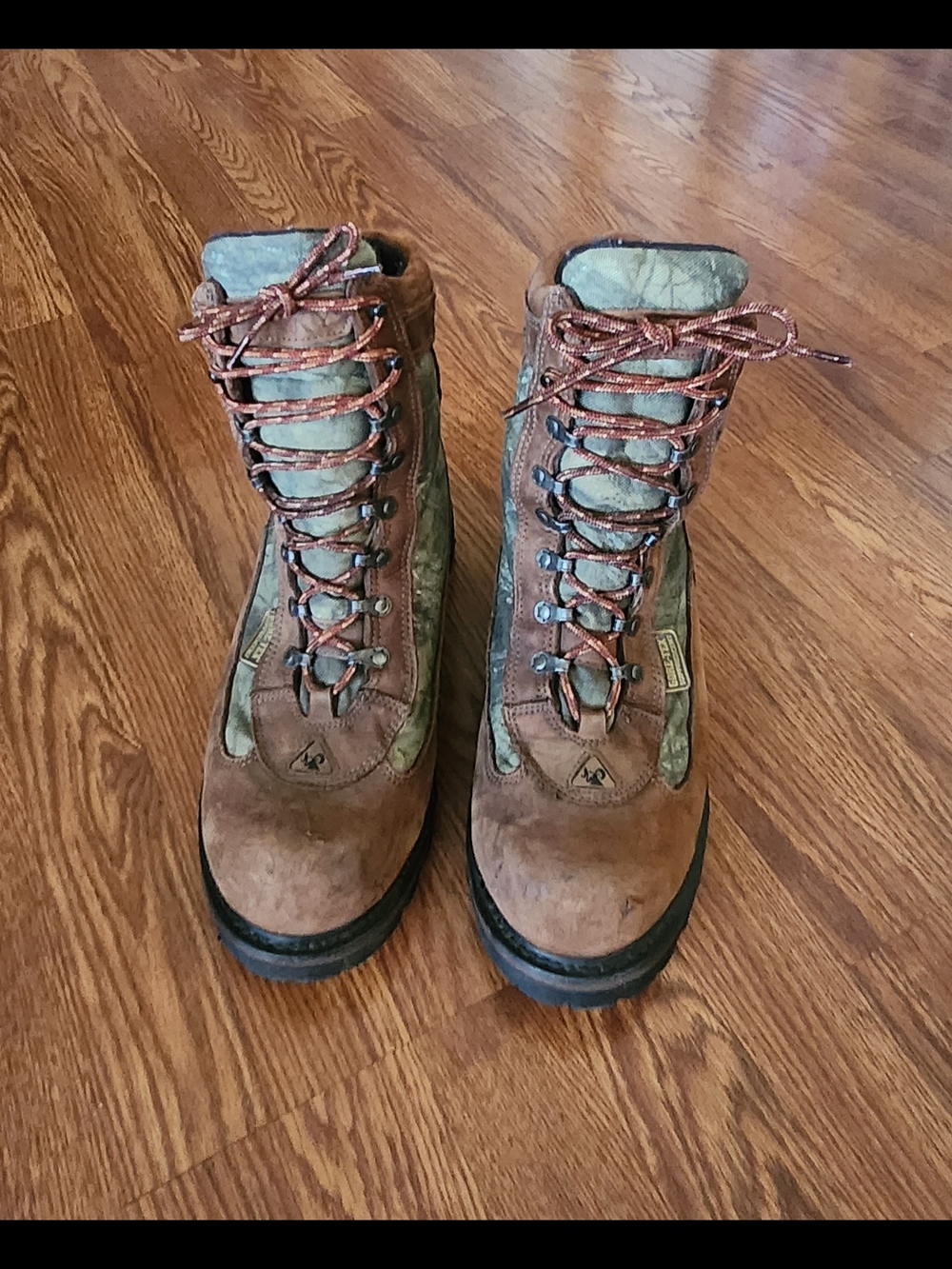 Rocky Brown and Camo Men's Hunting Boots
